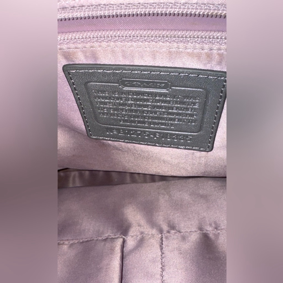 COACH LAURA SIGNATURE GREY TOTE/ SHOULDER BAG - Picture 10 of 10